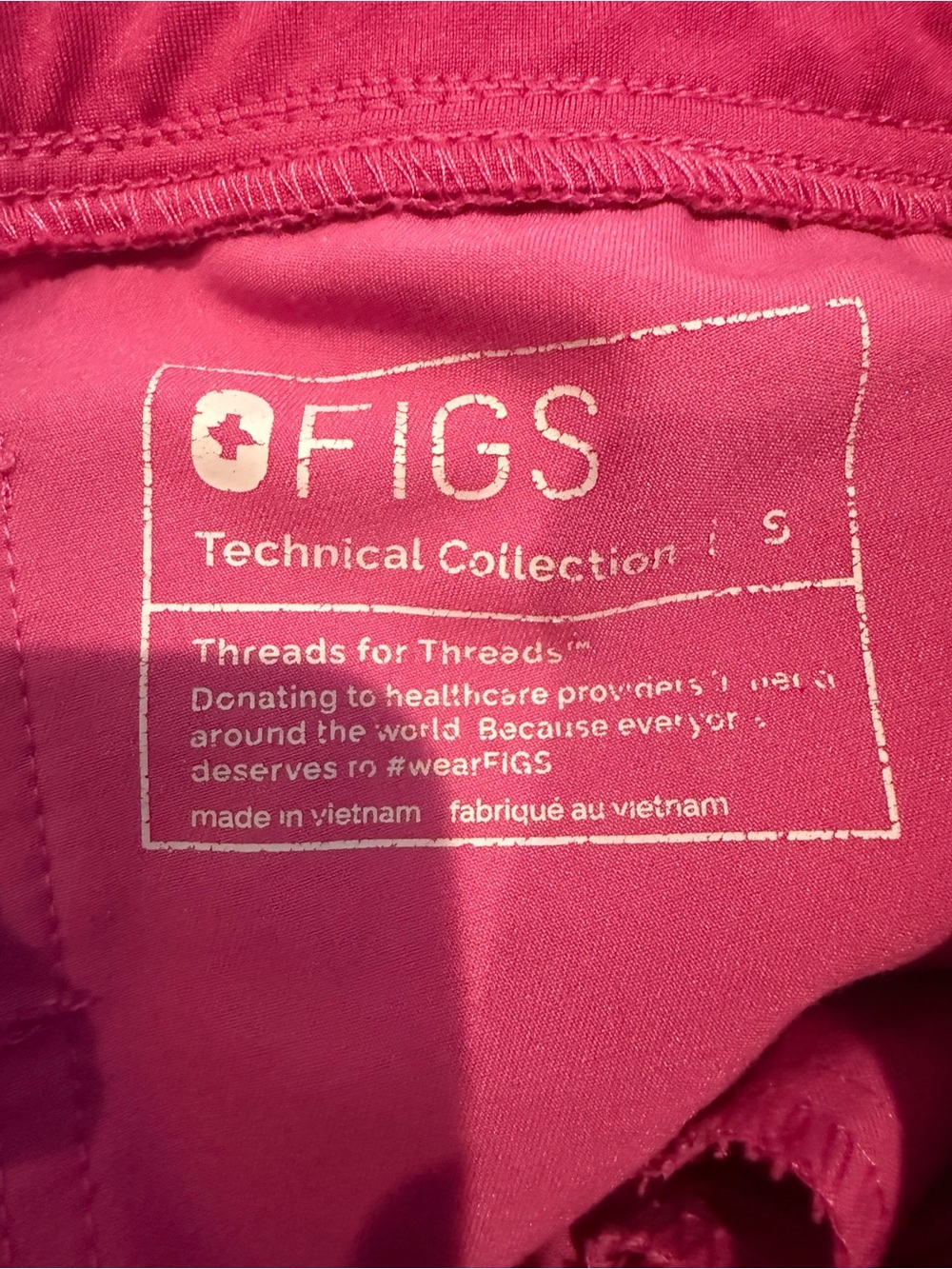 Figs Small Electric Orchid Zamora Joggers - Picture 4 of 4